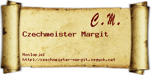 Czechmeister Margit névjegykártya