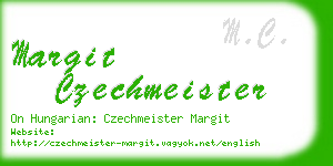 margit czechmeister business card